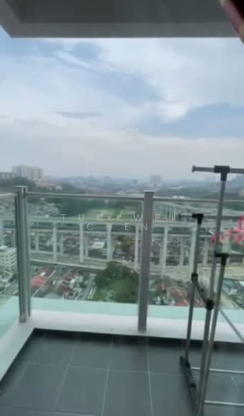 Servis Apartment untuk Dijual di Maxim Residences - TuckWei Chen - Balcony - PropertyGuru.com.my