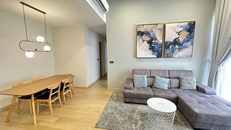 Service Residence for Rent at Star Residences One - Tim Siow - Living Room - PropertyGuru.com.my