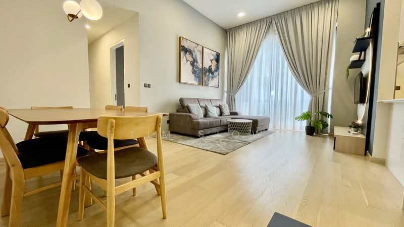 Service Residence for Rent at Star Residences One - Tim Siow - Living Room - PropertyGuru.com.my