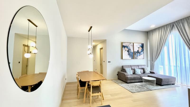 Service Residence for Rent at Star Residences One - Tim Siow - Living Room - PropertyGuru.com.my