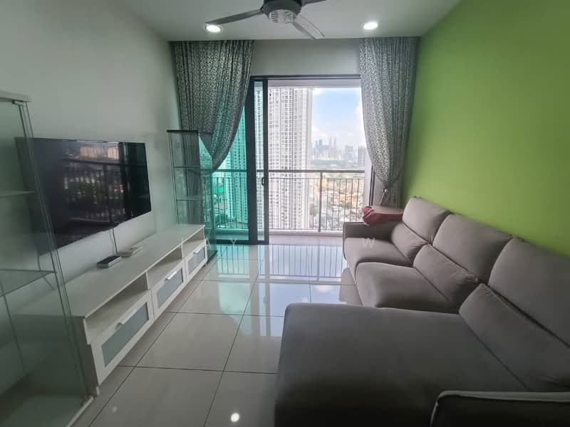 Servis Apartment untuk Disewa di KL Traders Square - Jay Chow - Living Room - PropertyGuru.com.my