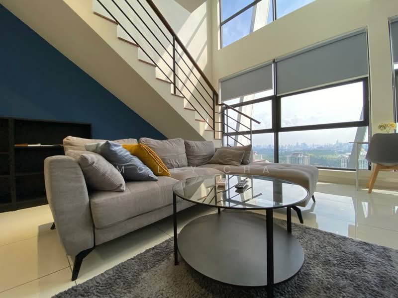 Kediaman Servis untuk Disewa di Arte Mont Kiara - Molly Cha - Living Room - PropertyGuru.com.my
