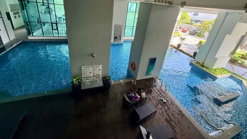Servis Apartment untuk Disewa di Sky Peak Residences - Shannen Lee - Pool - PropertyGuru.com.my