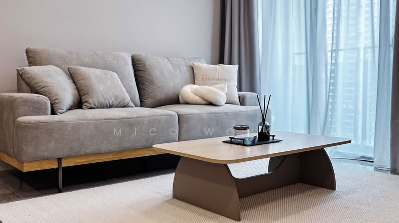 Servis Apartment untuk Disewa di Ooak Serviced Apartments @ Kiara 163 - Mico Wong - Living Room - PropertyGuru.com.my