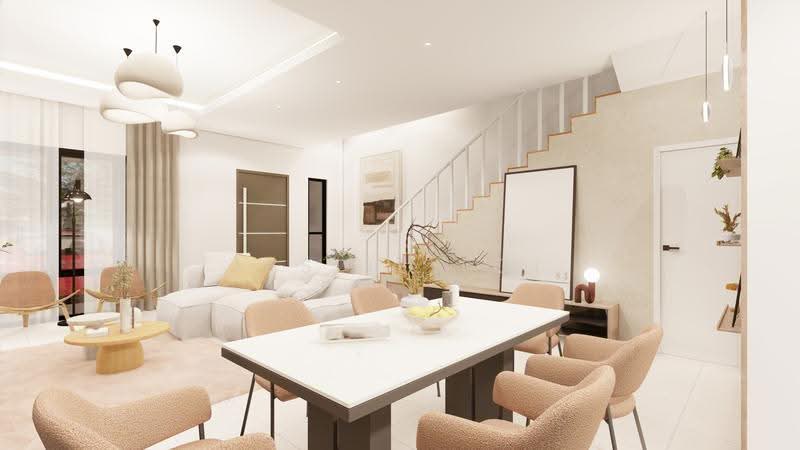 Rumah Teres 2-Tingkat untuk Dijual di Serian (Sarawak) - Leslie Loi - Living Room - PropertyGuru.com.my