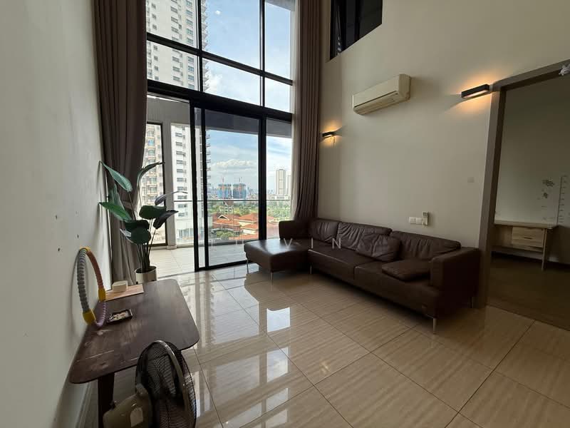 Service Residence for Sale at Twin Arkz - Eu Vin - Living Room - PropertyGuru.com.my