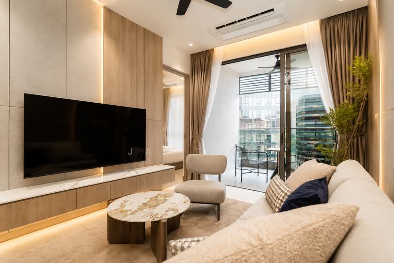 Service Residence for Sale at Skylon Residences - Jay Tian - Living Room - PropertyGuru.com.my