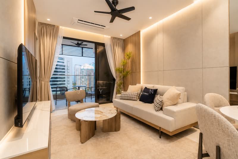 Service Residence for Sale at Skylon Residences - Jay Tian - Living Room - PropertyGuru.com.my