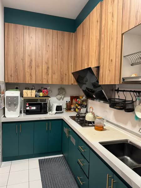 Servis Apartment untuk Dijual di Arena Residences - Angeline Wong - Kitchen - PropertyGuru.com.my