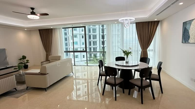 Kondominium untuk Disewa di Capella Embassy (D'Rapport Residences) - Camie Hoo - Living Room - PropertyGuru.com.my