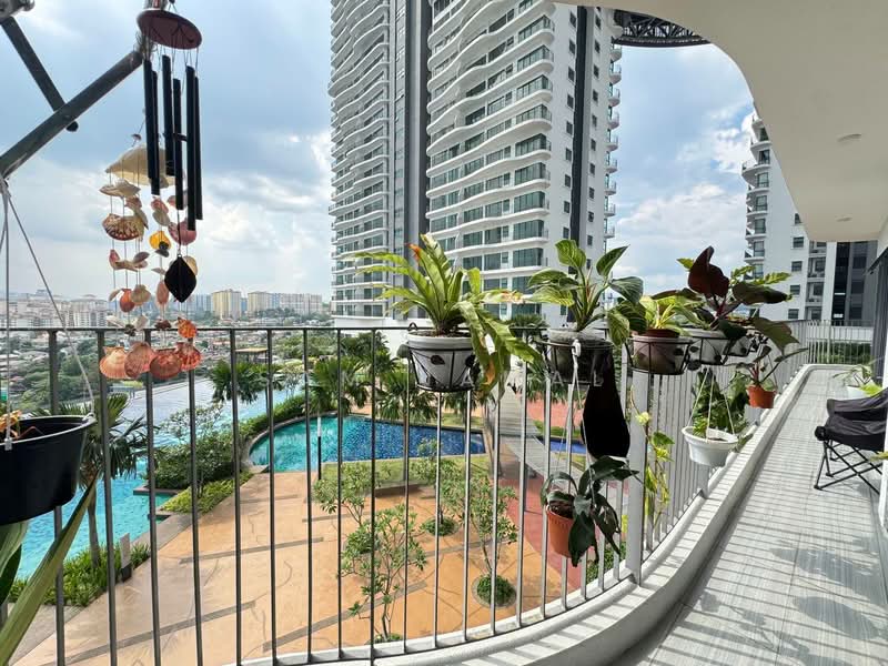 Service Residence for Rent at Datum Jelatek Residence - Sam Jamal - Balcony - PropertyGuru.com.my