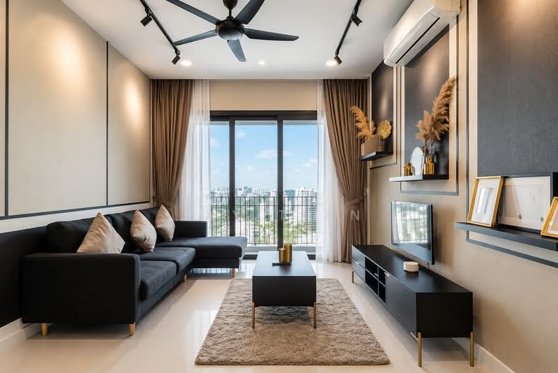 Service Residence for Sale at ViiA Residences - Jay Tian - Living Room - PropertyGuru.com.my