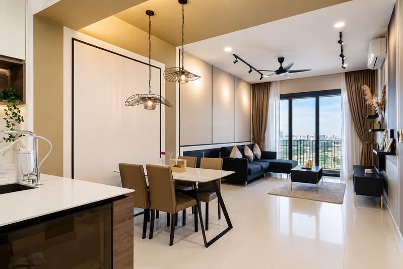 Service Residence for Sale at ViiA Residences - Jay Tian - Living Room - PropertyGuru.com.my