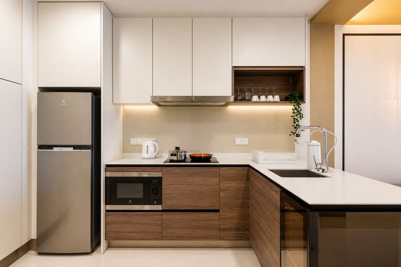 Service Residence for Sale at ViiA Residences - Jay Tian - Kitchen - PropertyGuru.com.my