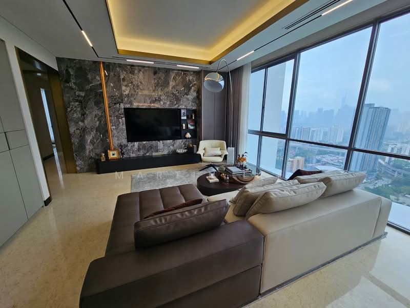 Kondominium untuk Dijual di Capella Embassy (D'Rapport Residences) - Martin Lee - Living Room - PropertyGuru.com.my