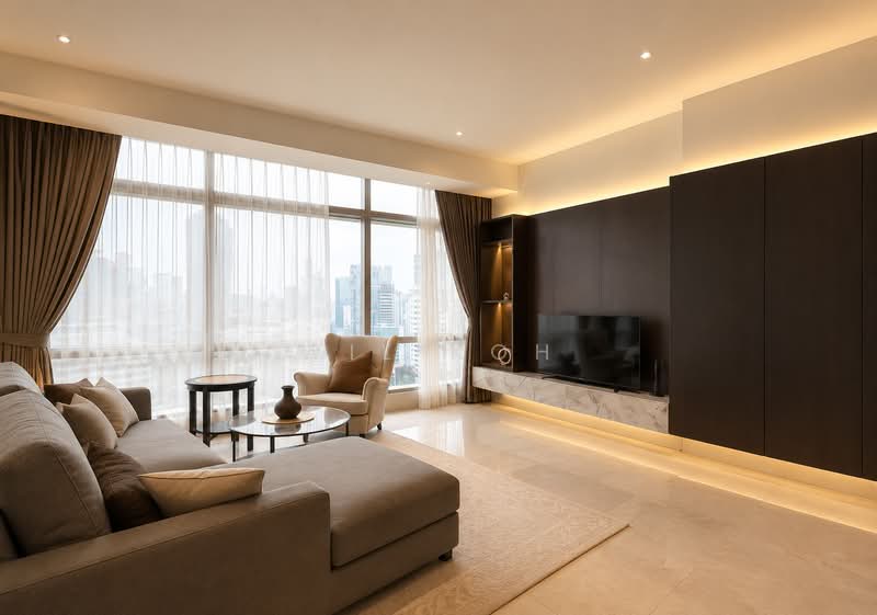 Service Residence for Rent at Banyan Tree Signatures - Wil Koh - Living Room - PropertyGuru.com.my