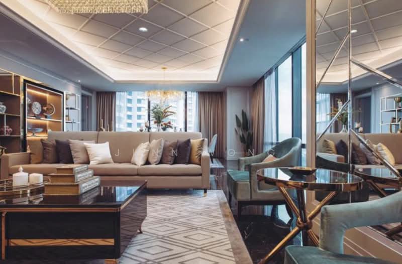 Service Residence for Sale at One Eleven Menerung - Junn Wong - Living Room - PropertyGuru.com.my