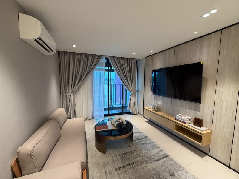 Service Residence for Sale at Bodaiju Residences - Jia En Lee - Living Room - PropertyGuru.com.my