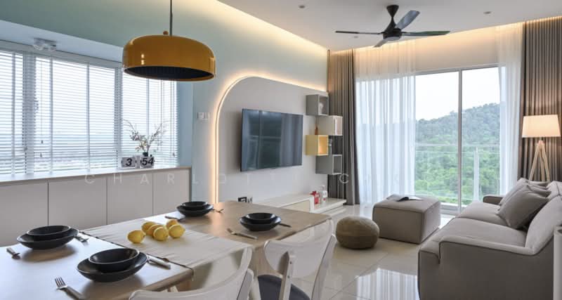 Servis Apartment untuk Dijual di Veranda Residence - Charlotte Chong - Living Room - PropertyGuru.com.my