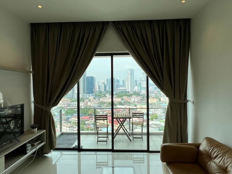 Service Residence for Sale at Setia SKY Residences - David Lai - Living Room - PropertyGuru.com.my