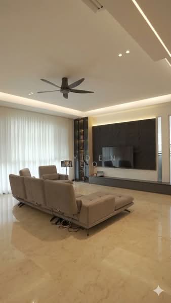 Rumah Berkembar untuk Dijual di East Ledang (Iskandar Puteri (Nusajaya)) - Jayden Neo - Living Room - PropertyGuru.com.my