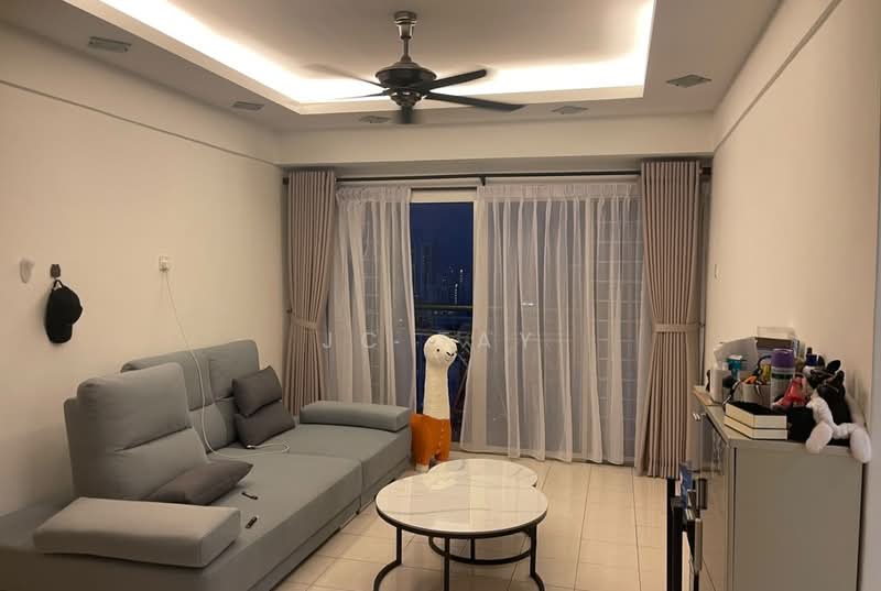 Servis Apartment untuk Dijual di Avelon Tower @ Plaza Medan Putra - JC Tay - Living Room - PropertyGuru.com.my