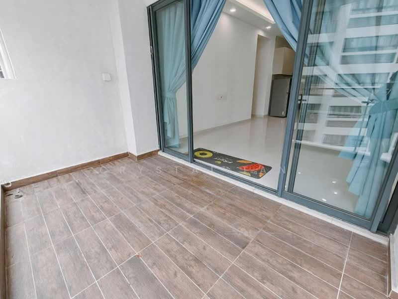 Kondominium untuk Dijual di Amberside @ Country Garden Danga Bay - Crystal Tan - Balcony - PropertyGuru.com.my
