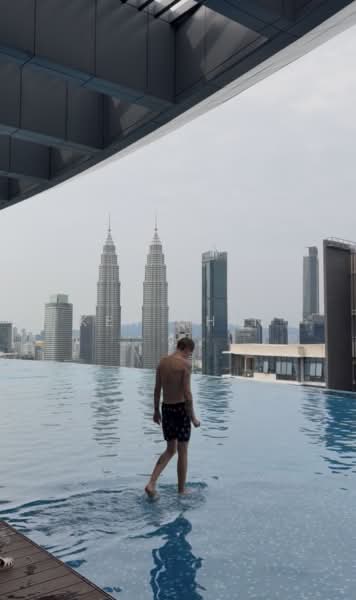 Service Residence for Rent at Eaton Residence - Ken Chin - Sky Infinity Pool - PropertyGuru.com.my