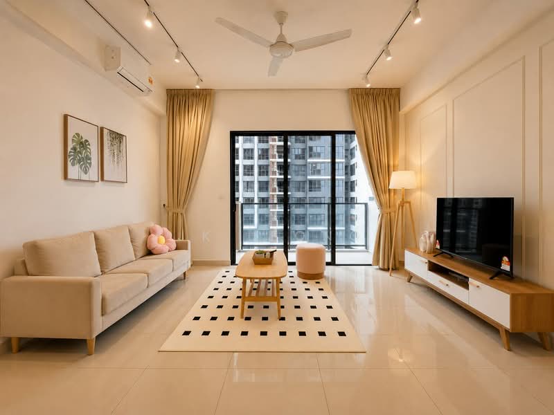 Servis Apartment untuk Disewa di Trion 2 @ KL - JK Leong - Living Room - PropertyGuru.com.my