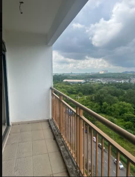 Service Residence for Sale at The Garden Residences - Jim Chee - Balcony - PropertyGuru.com.my
