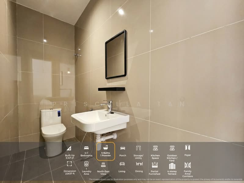 Terraced House for Rent in Damansara Perdana (Selangor) - Priscilla Tan - Bathroom - PropertyGuru.com.my