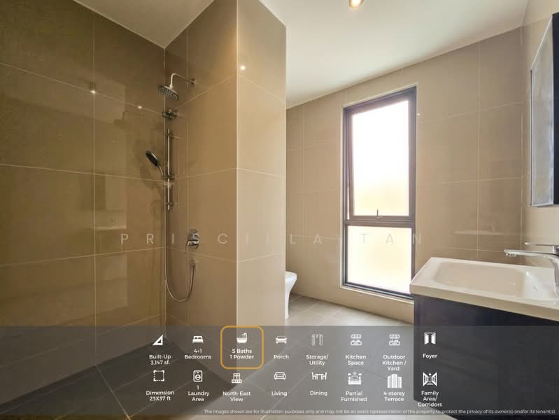 Terraced House for Rent in Damansara Perdana (Selangor) - Priscilla Tan - Bathroom - PropertyGuru.com.my