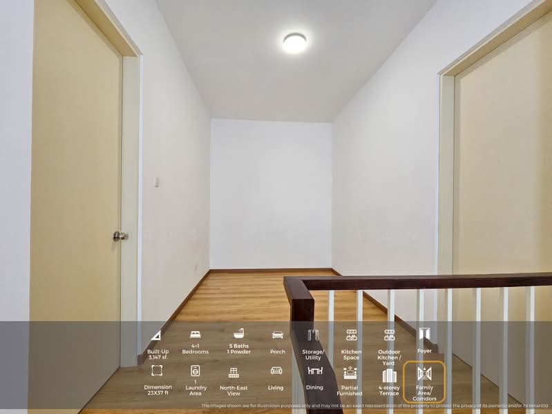 Terraced House for Rent in Damansara Perdana (Selangor) - Priscilla Tan - Corridor - PropertyGuru.com.my