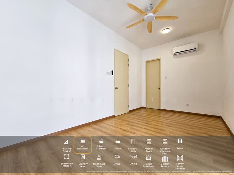 Terraced House for Rent in Damansara Perdana (Selangor) - Priscilla Tan - Room - PropertyGuru.com.my