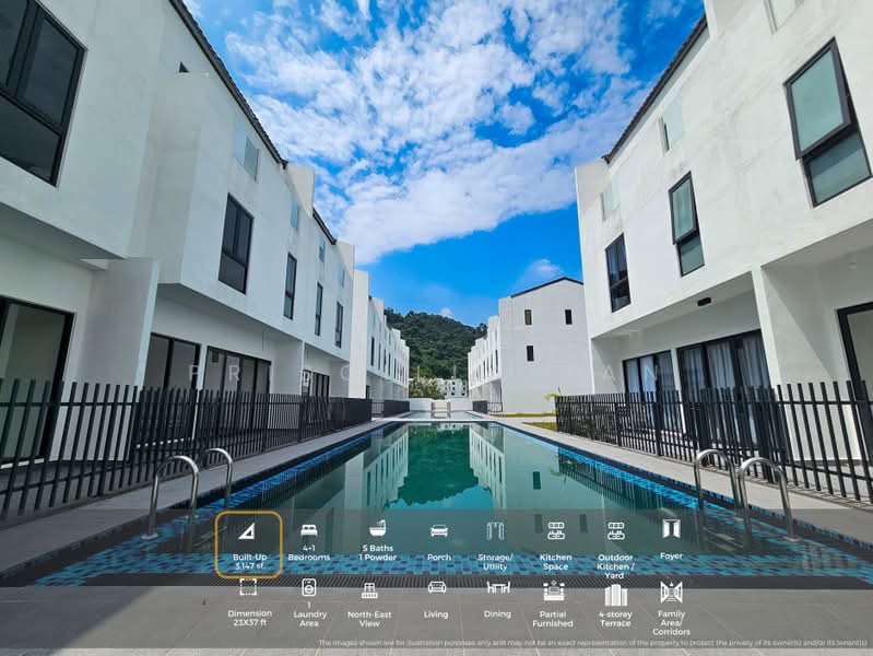 Terraced House for Rent in Damansara Perdana (Selangor) - Priscilla Tan - Pool - PropertyGuru.com.my
