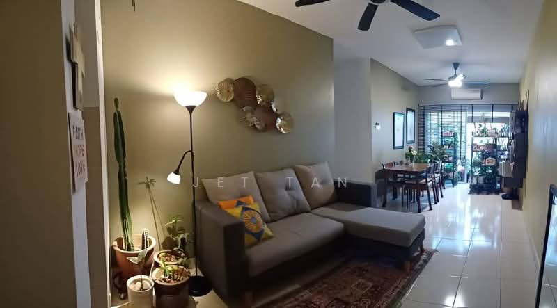 Kondominium untuk Disewa di Sky Awani Residensi 1 - Jet Tan - Living Room - PropertyGuru.com.my