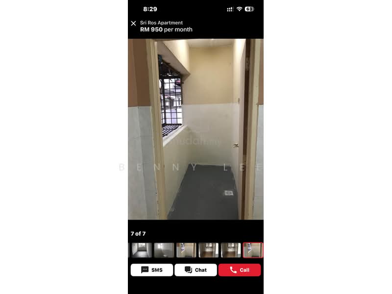 Pangsapuri untuk Disewa di Sri Ros Apartment - Benny Lee - PropertyGuru.com.my