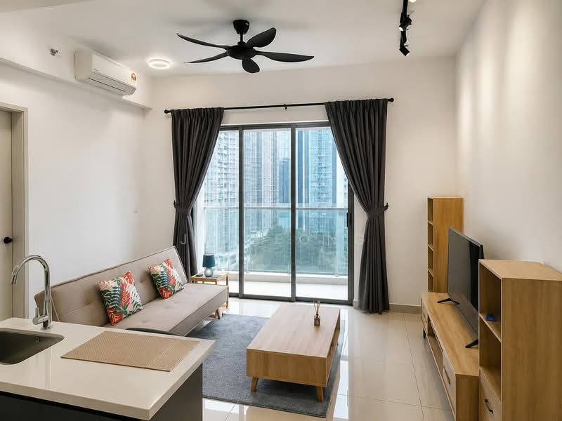 Servis Apartment untuk Disewa di Trion @ KL - JK Leong - Living Room - PropertyGuru.com.my