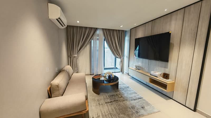 Servis Apartment untuk Dijual di Bodaiju Residences - Benson Chong - Living Room - PropertyGuru.com.my