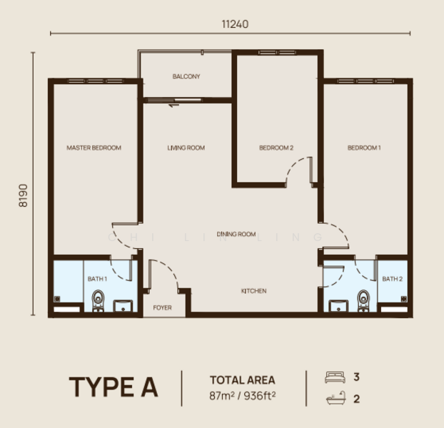 Servis Apartment untuk Dijual di Armani Residence - Chi Lin Ling - PropertyGuru.com.my
