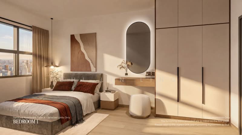 Servis Apartment untuk Dijual di Armani Residence - Chi Lin Ling - Bedroom - PropertyGuru.com.my