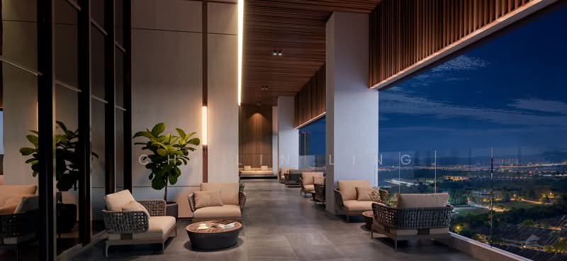 Servis Apartment untuk Dijual di Armani Residence - Chi Lin Ling - Open Terrace - PropertyGuru.com.my