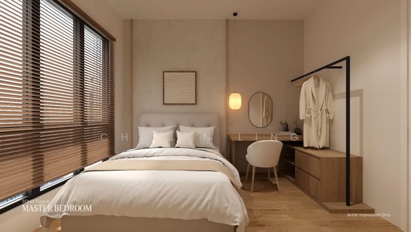 Servis Apartment untuk Dijual di Armani Residence - Chi Lin Ling - Master Bedroom - PropertyGuru.com.my
