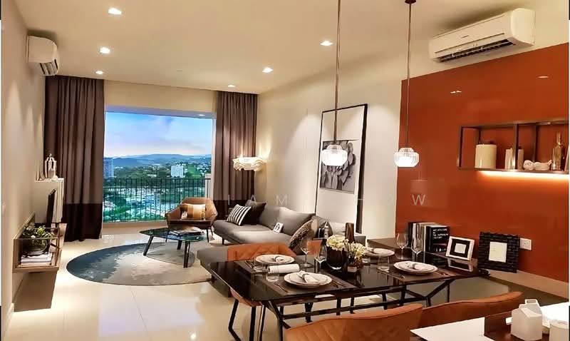 Service Residence for Sale at ViiA Residences - William Chow - Living Room - PropertyGuru.com.my