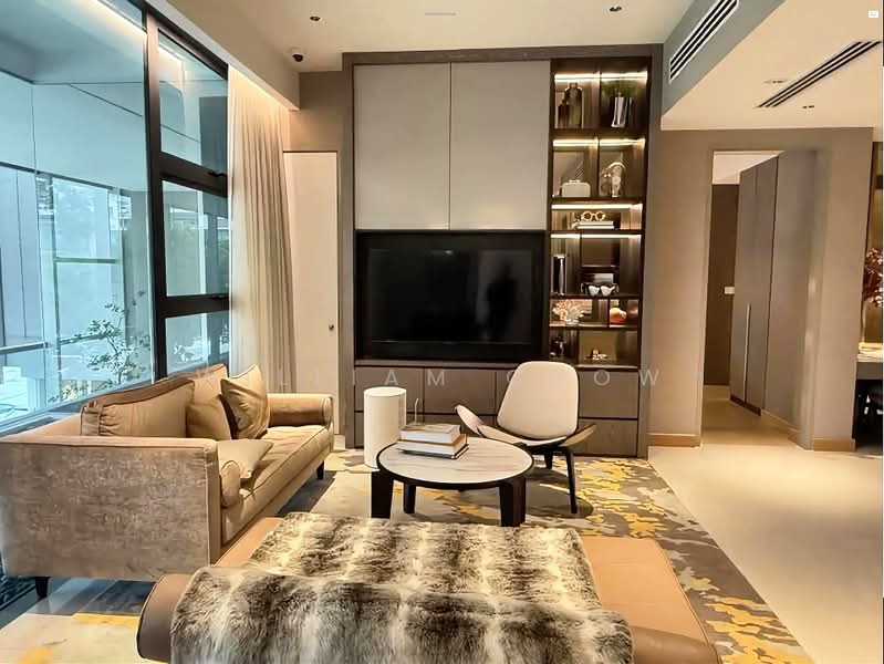 Service Residence for Sale at Residensi Menerung 111 - William Chow - Living Room - PropertyGuru.com.my