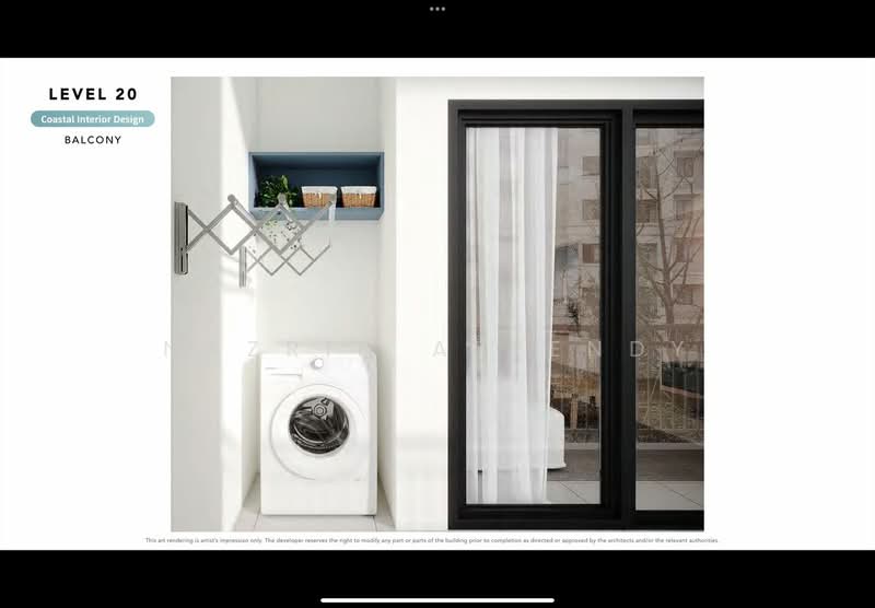Servis Apartment untuk Disewa di Hana @ Eco Ardence - Nazrin Affendy - Balcony - PropertyGuru.com.my
