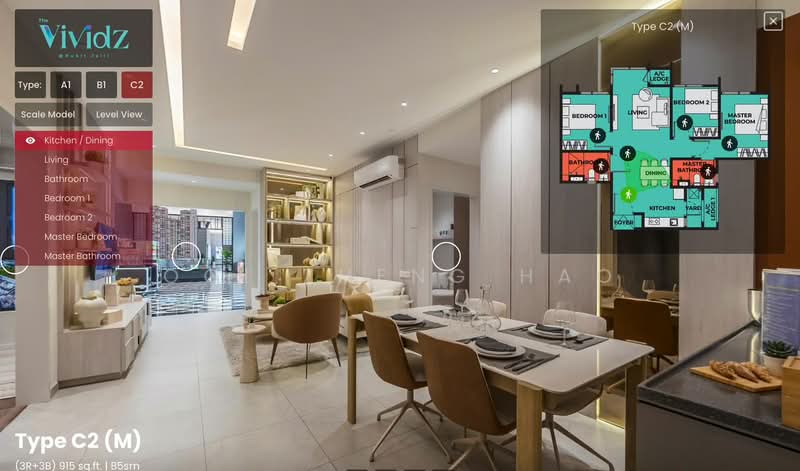 Service Residence for Sale at The Vividz - Ooi Zheng Hao - PropertyGuru.com.my