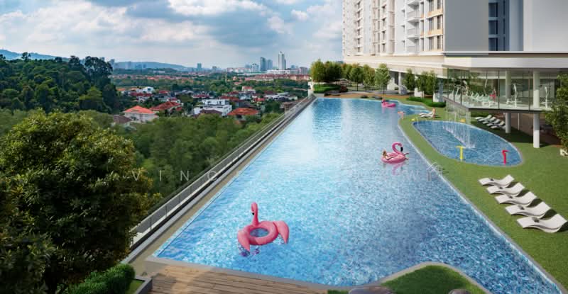 Servis Apartment untuk Dijual di Serviced Residence @ Sunway D'hill Residences - Vincent Liaw - Pool - PropertyGuru.com.my