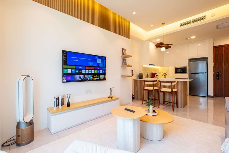 Servis Apartment untuk Disewa di Core Residence @ TRX - Hui Qi - Living Room - PropertyGuru.com.my