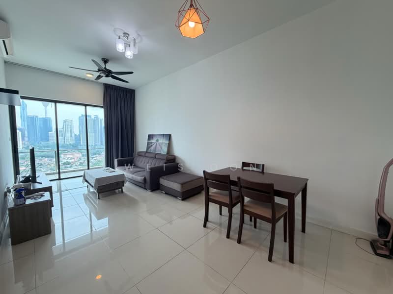 Servis Apartment untuk Disewa di Setia SKY Residences - Weis Oon - Living Room - PropertyGuru.com.my